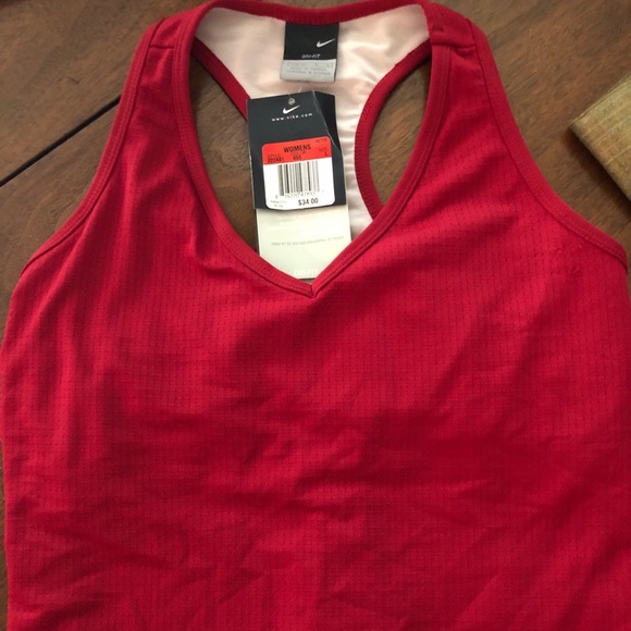Nike Tops - Nike Dri-Fit Red racerback tank